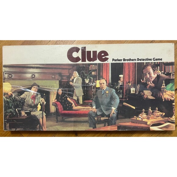 CLUE Detective Board Game from Parker Brothers Vintage 1972 - Picture 1 of 4